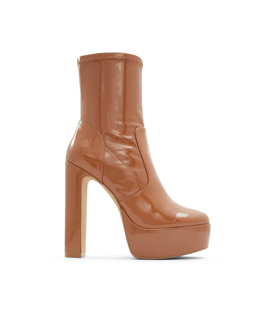 Botines tacon ancho clearance y plataforma